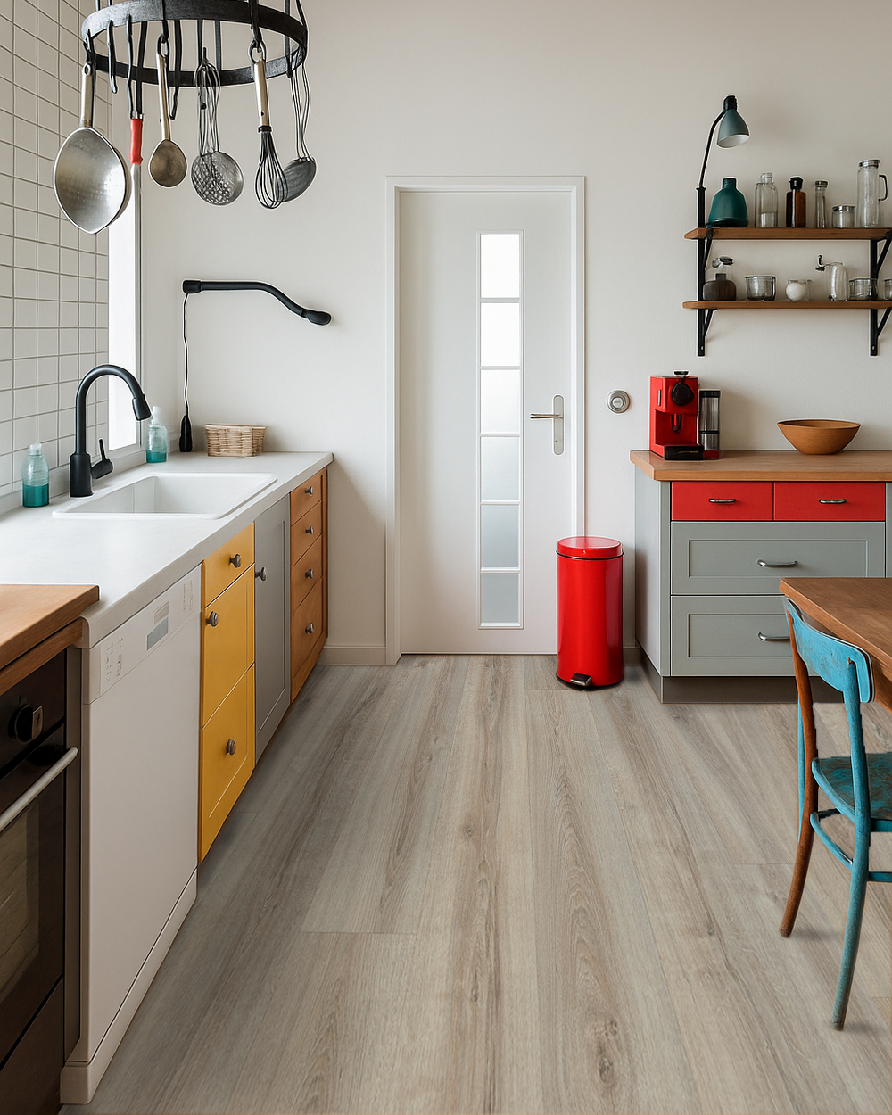 Country Oak harmaa