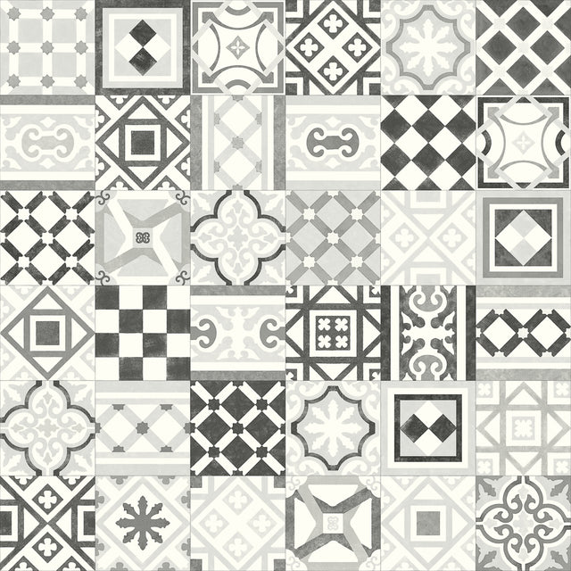 Design Mosaic harmaa