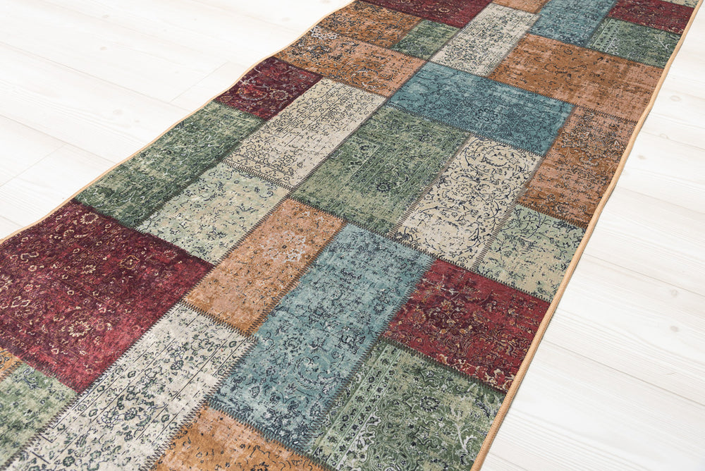 Patchwork Silk Cloudy